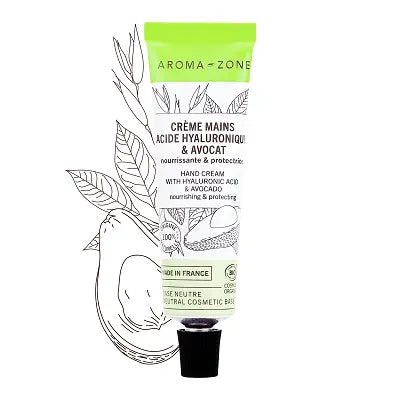 AROMA ZONE - CRÈME MAINS ACIDE HYALURONIQUE & AVOCAT BIO
