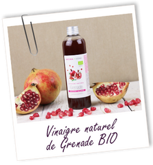 AROMA ZONE - VINAIGRE NATUREL GRENADE BIO