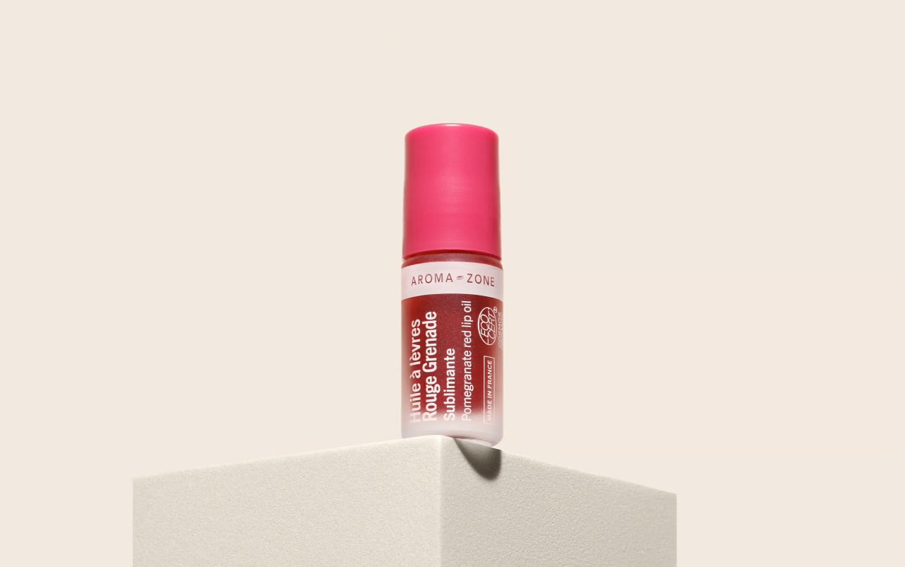 AROMA ZONE - HUILE A LEVRES ROUGE GRENADE