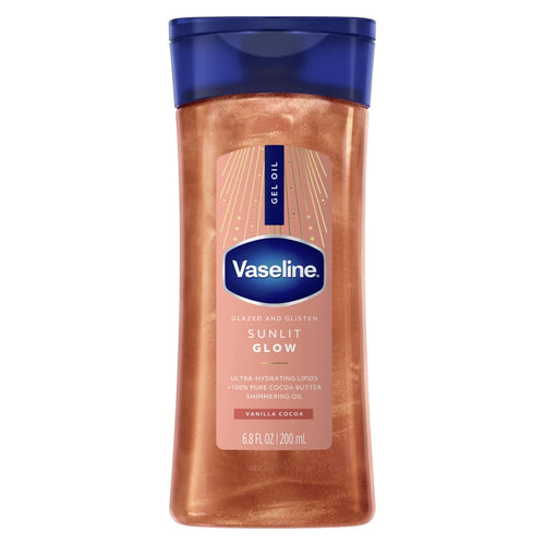 Charger l'image 1 dans la galerie. VASELINE – GLAZED AND GLISTEN SUNLIT GLOW BODY OIL