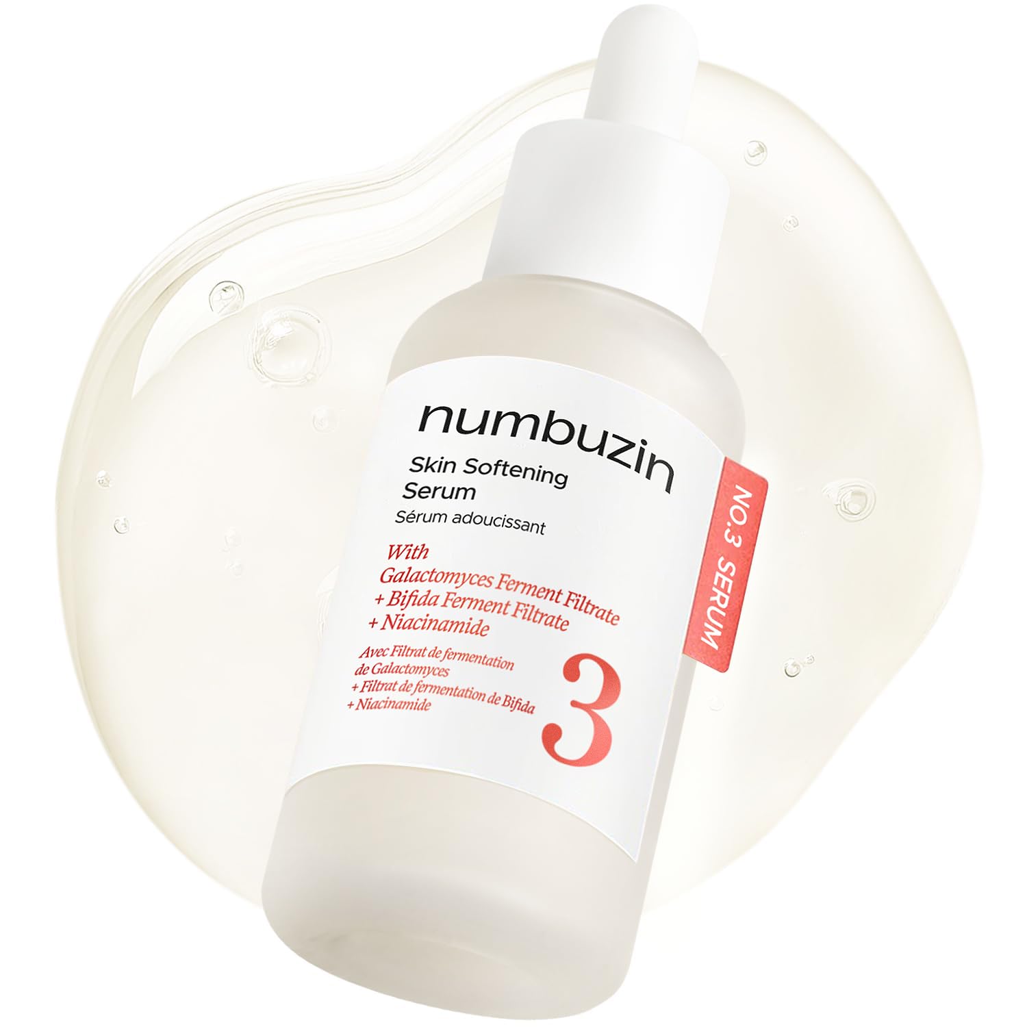 NUMBUZIN - SKIN SOFTENING SERUM GALACTOMYCES BIFIDA FERMENT NIACINAMIDE N°3