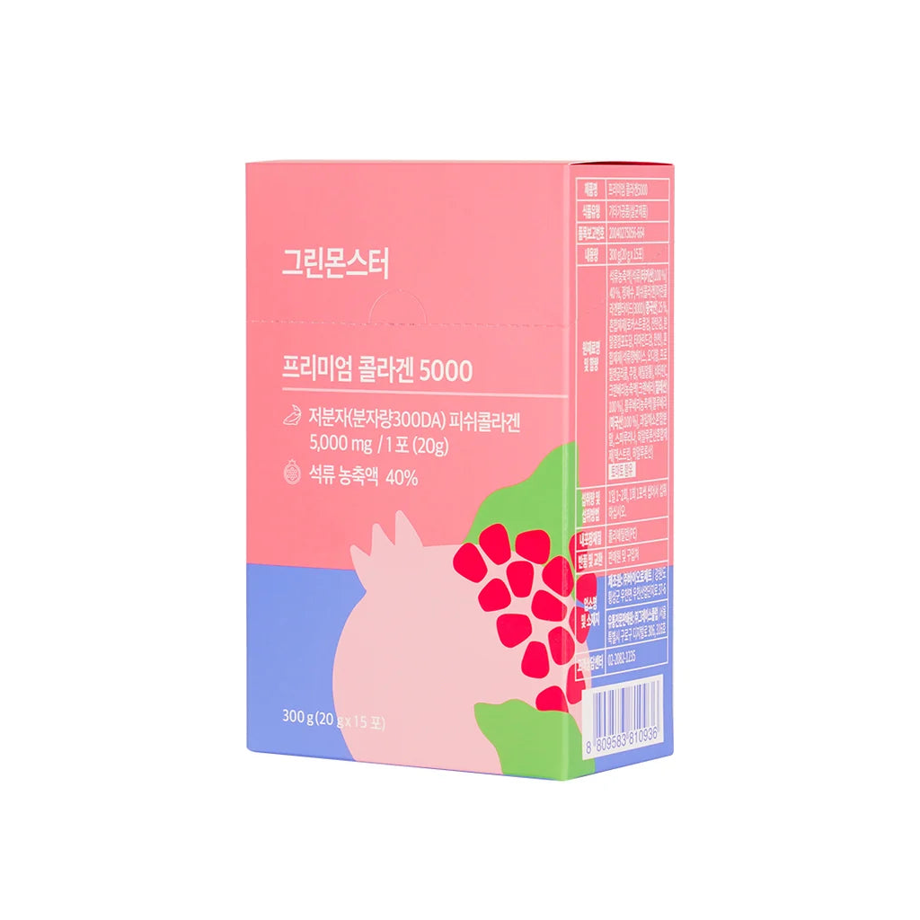 GREEN MONSTER - PREMIUM COLLAGEN 5000 STICK INDIVIDUEL