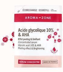 AROMA ZONE - SÉRUM VISAGE CONCENTRÉ ACIDE GLYCOLIQUE 10% & AHA ECO-RECHARGE
