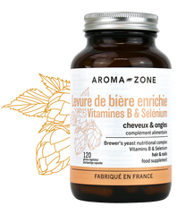 AROMA ZONE - COMPLÉMENT ALIMENTAIRE - LEVURE DE BIERE ENRICHIE - 120 GELULES