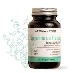 Charger l'image 1 dans la galerie. Aroma Zone - Complément Alimentaire Spiruline de France Bio - 120 Comprimés