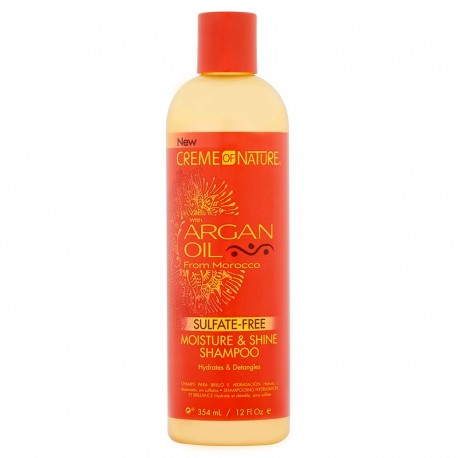 Charger l'image 1 dans la galerie. CREME OF NATURE- ARGAN OIL SULFATE FREE MOISTURE & SHINE SHAMPOO