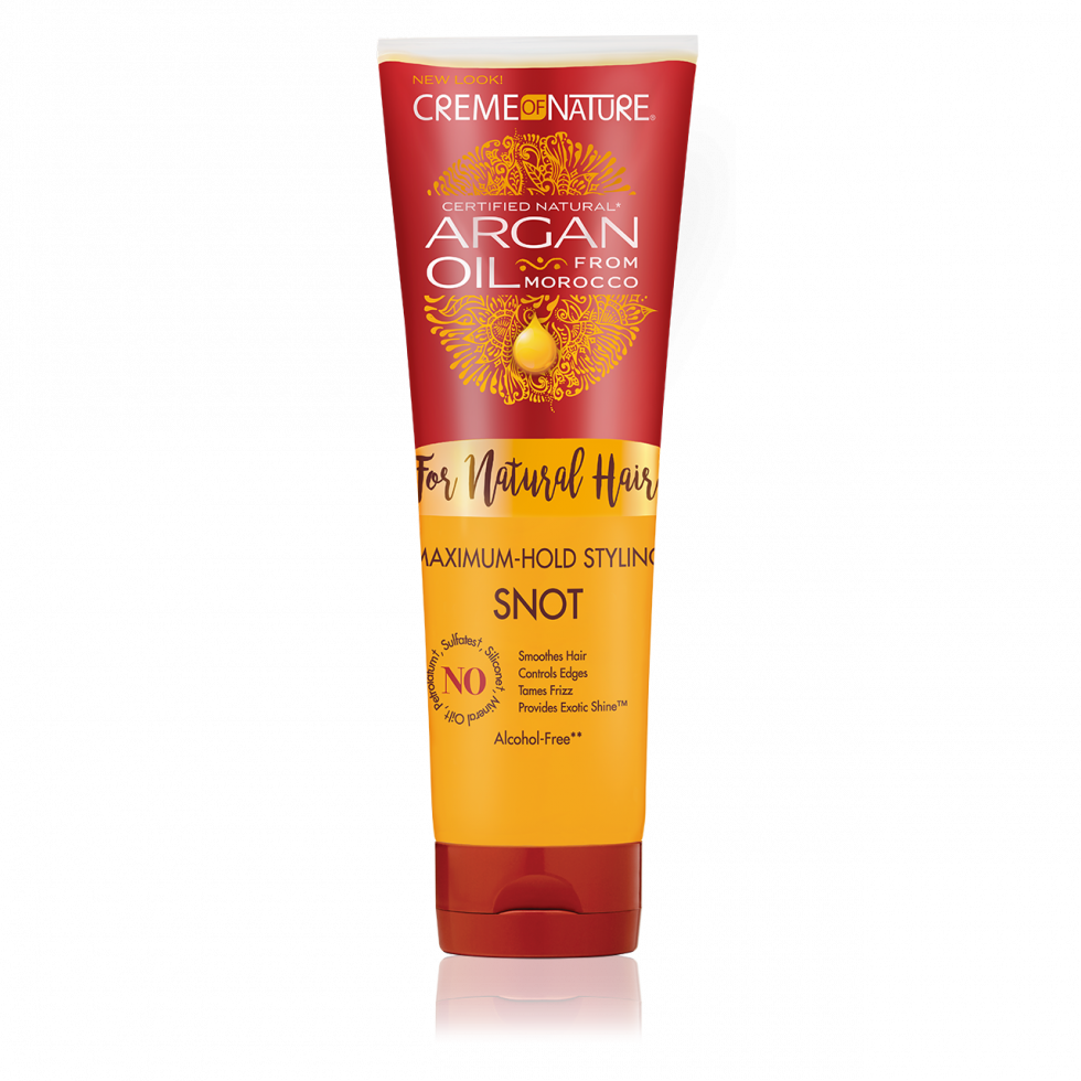 CREME OF NATURE - ARGAN OIL MAXIMUM HOLD STYLING SNOT (GEL)