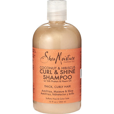 SHEA MOISTURE COCONUT & HIBISCUS - CURL & SHINE SHAMPOO