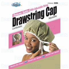 AYA LEYA - BONNET DRAWSTRING DELUXE SATIN CAP AJUSTABLE
