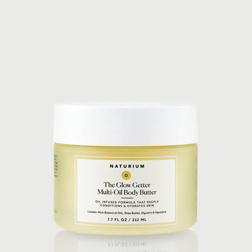 Charger l'image 1 dans la galerie. NATURIUM - THE GLOW GETTER MULTI-OIL BODY BUTTER (BEURRE CORPOREL)