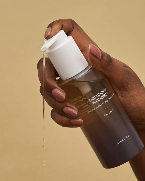 Charger l'image 1 dans la galerie. HARUHARU WONDER - BLACK RICE MOISTURE DEEP CLEANSING OIL