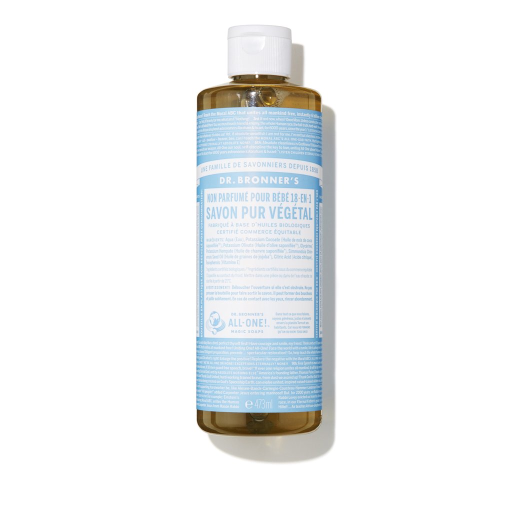 DR BRONNER'S - SAVON LIQUIDE NON PARFUMÉ POUR BÉBÉ
