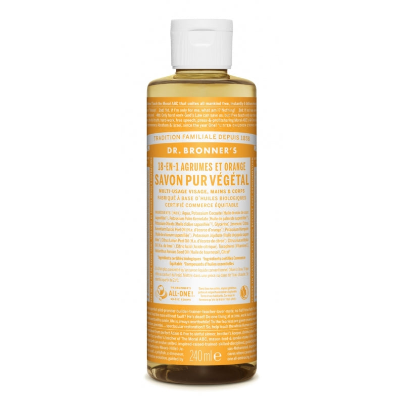 DR BRONNER'S - SAVON LIQUIDE AGRUMES