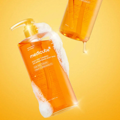 Charger l'image 1 dans la galerie. MEDICUBE - KOJIC ACID TURMERIC BRIGHTENING BODY WASH