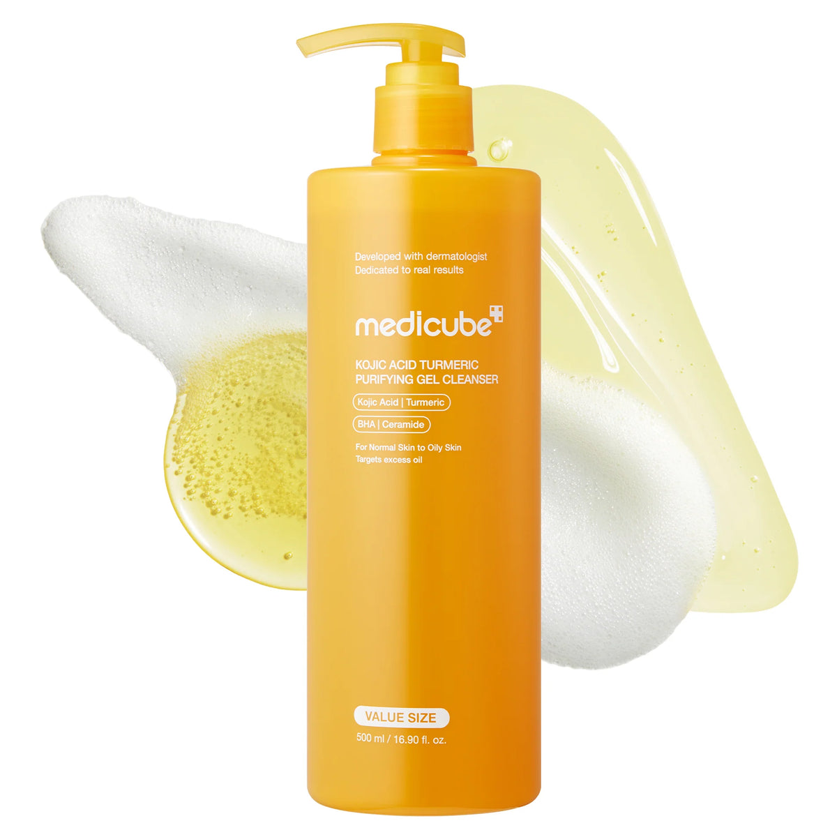 MEDICUBE - KOJIC ACID TURMERIC PURIFYING GEL CLEANSER