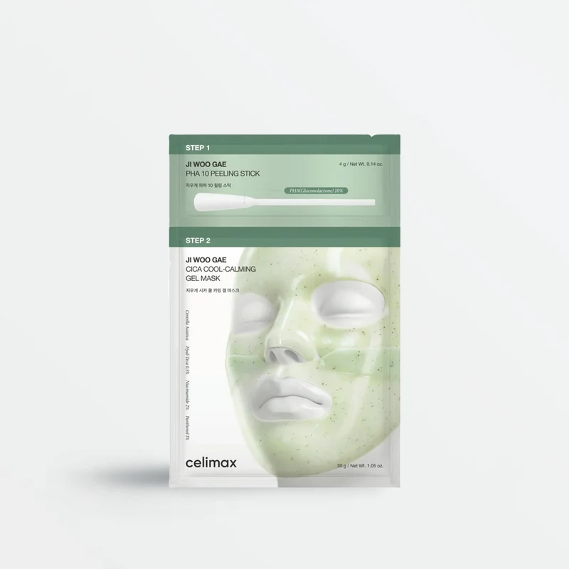 CELIMAX - JI WOO GAE CICA PHA PEEL 2-STEP GEL MASK