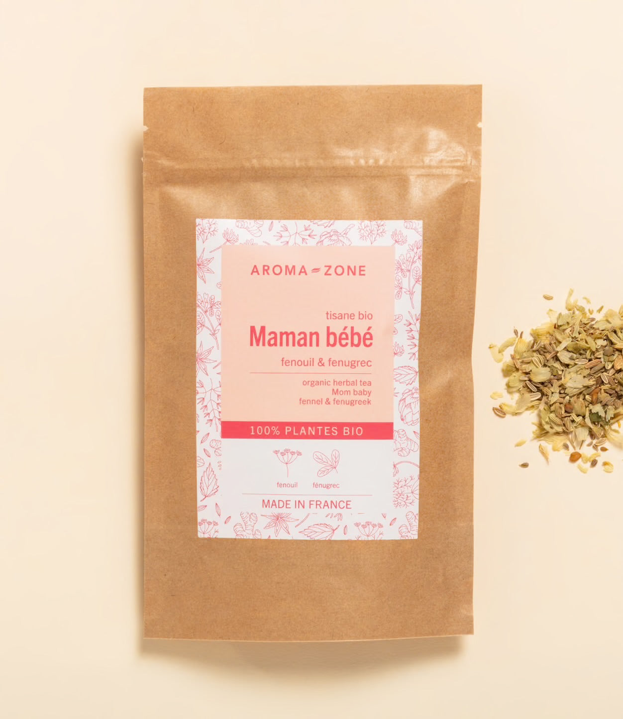AROMA ZONE - TISANE BIO MAMAN BÉBÉ BIO - SACHET KRAFT