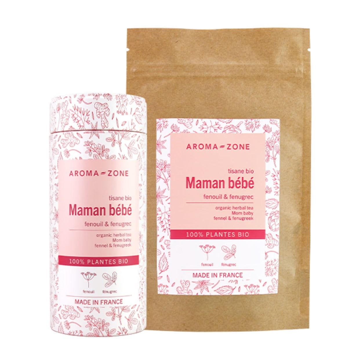 AROMA ZONE - TISANE BIO MAMAN BÉBÉ BIO - SACHET KRAFT
