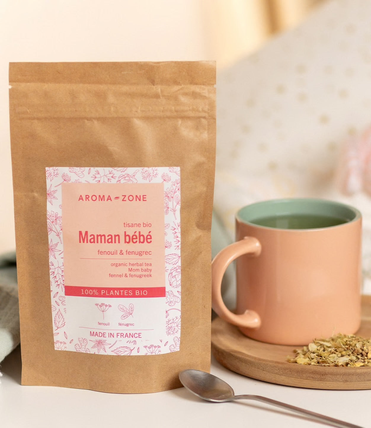 AROMA ZONE - TISANE BIO MAMAN BÉBÉ BIO - SACHET KRAFT