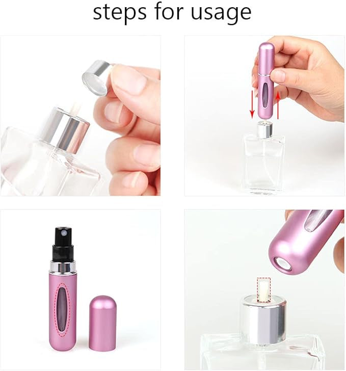 AYA LEYA - MINI VAPORISATEUR DE PARFUM RECHARGEABLE (LOT DE 6)