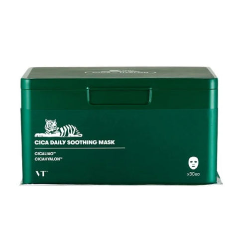 Charger l'image 1 dans la galerie. VT COSMETICS - CICA DAILY SOOTHING MASK - 30 SHEETS