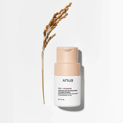 ANUA - RICE + CERAMIDE POUDRE ENZYME NETTOYANTE ÉCLAIRCISSANTE AU RIZ