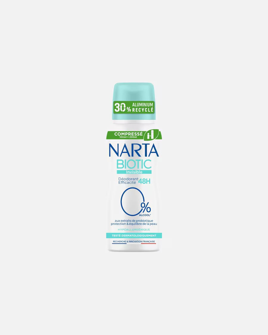 NARTA BIOTIC - DEODORANT SPRAY EFFICACITÉ 48h