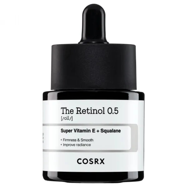 COSRX - THE RETINOL 0.5 SUPER VITAMIN E + SQUALANE - HUILE VISAGE