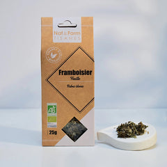 NAT & FORM TISANES - TISANE FRAMBOISIER FEUILLES BIO - SACHET KRAFT