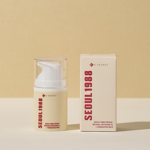 Charger l'image 1 dans la galerie. K SECRET - SEOUL 1988 CREAM : RETINAL LIPOSOME 1% + FERMENTED RICE