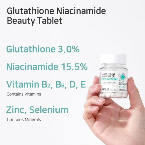 Charger l'image 1 dans la galerie. APLB  - GLUTATHIONE NIACINAMIDE BEAUTY TABLET