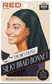 AYA LEYA - DRAWSTRING SILKY BRAID BONNET