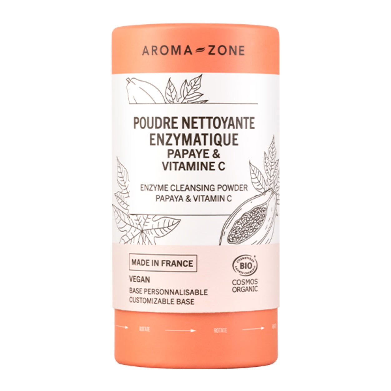 AROMA ZONE - POUDRE NETTOYANTE ENZYMATIQUE PAPAYE ET VITAMINE C