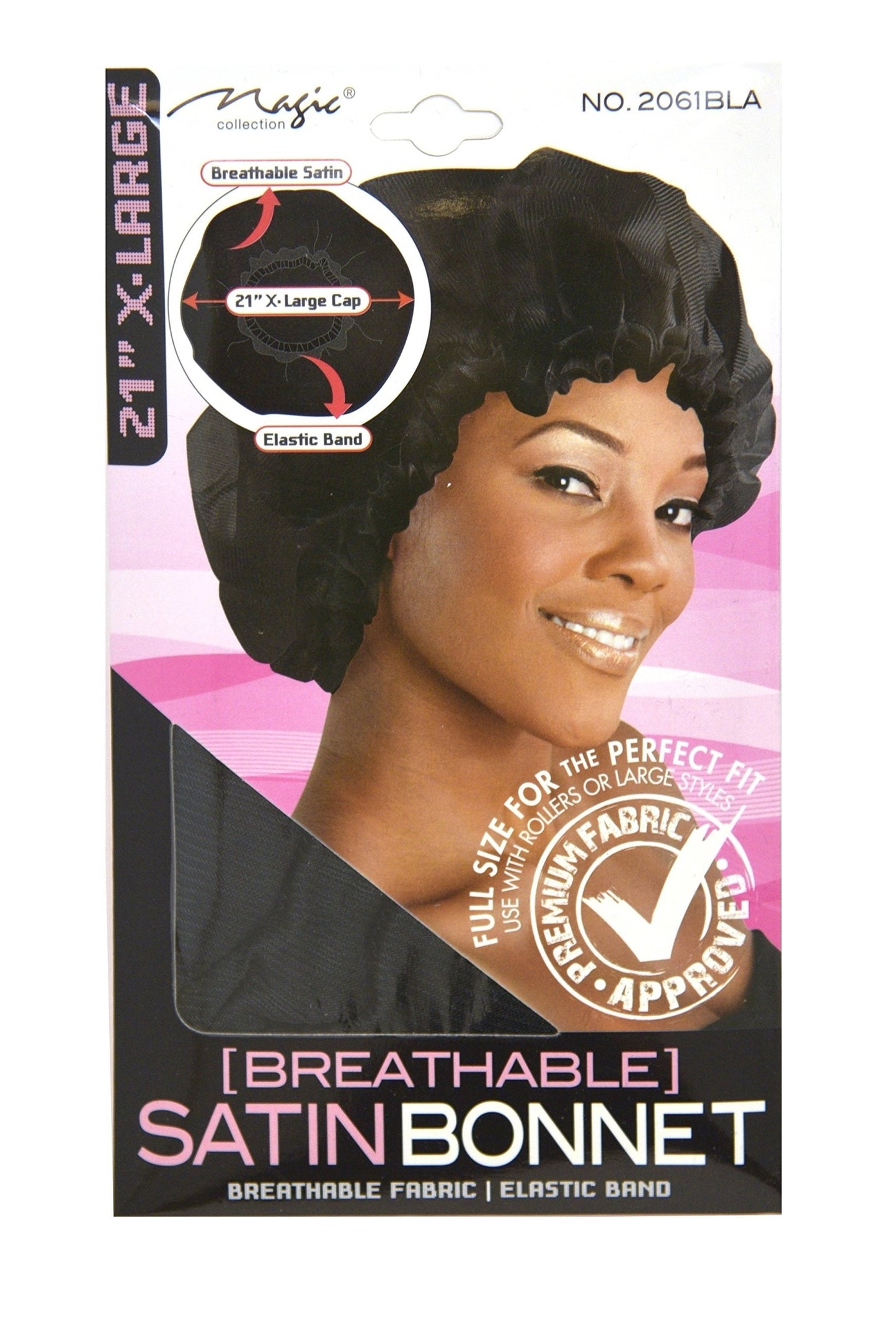 AYA LEYA - BREATHABLE SATIN BONNET 21 X-LARGE