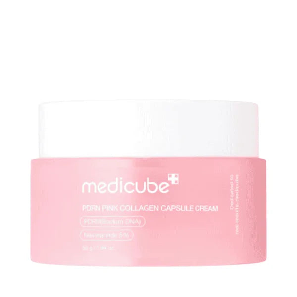 MEDICUBE -  PDRN PINK COLLAGEN CREAM - CREME CAPSULE ROSE AU PDRN