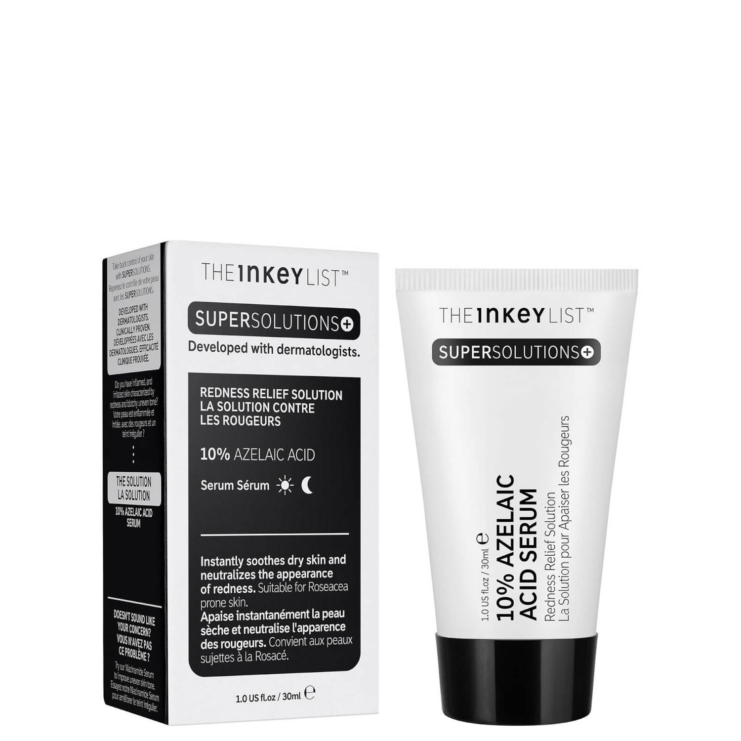 THE INKEY LIST - REDNESS RELIEF SOLUTION 10% AZELAIC - SOLUTION ANTI-ROUGEURS AVEC DE L'ACIDE  AZELAIQUE 10 %