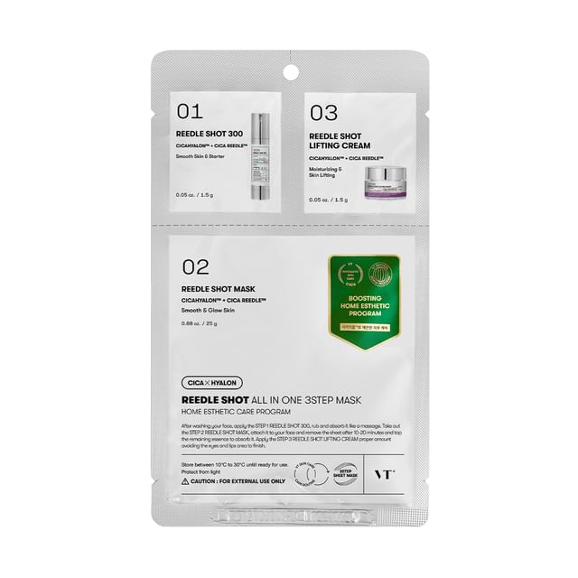 VT COSMETICS - REEDLE SHOT ALL IN ONE 3 STEP MASK