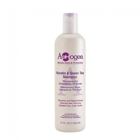 APHOGEE - KERATIN & GREEN TEA SHAMPOO (SHAMPOOING KERATINE ET THE VERT)
