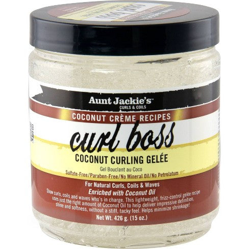 Charger l'image 1 dans la galerie. AUNT JACKIE'S - CURL BOSS COCONUT CURLING GELEE