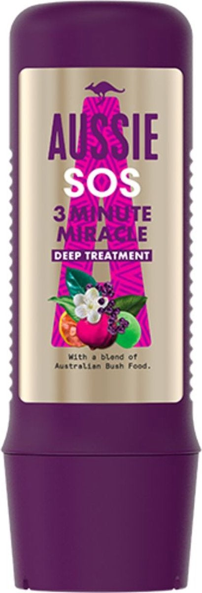 Charger l'image 1 dans la galerie. AUSSIE - SOS 3 MINUTE MIRACLE DEEP TREATMENT - DEEP REPAIR