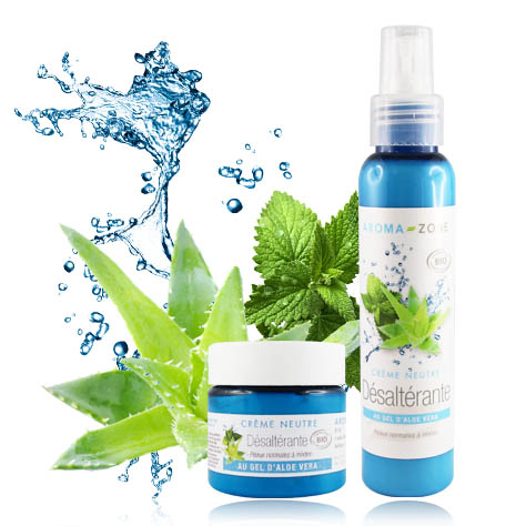 Charger l'image 1 dans la galerie. AROMA ZONE - CRÈME VISAGE ET CORPS DÉSALTÉRANTE