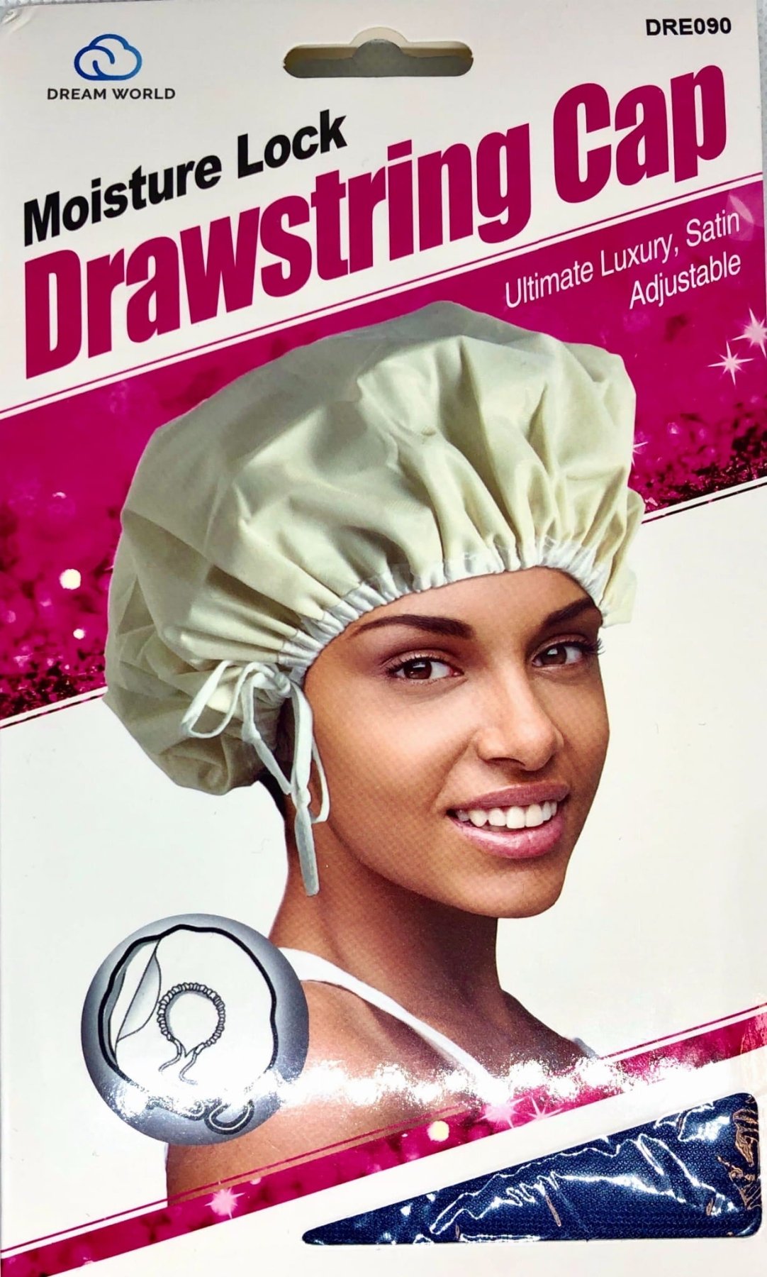 AYA LEYA - BONNET MOISTURE LOCK DRAWSTRING CAP AJUSTABLE - Aya Léya