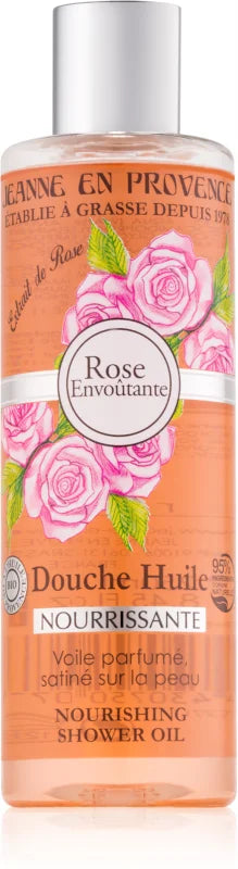 Charger l'image 1 dans la galerie. JEANNE EN PROVENCE - ROSE ENVOUTANTE - DOUCHE  HUILE NOURISSANTE