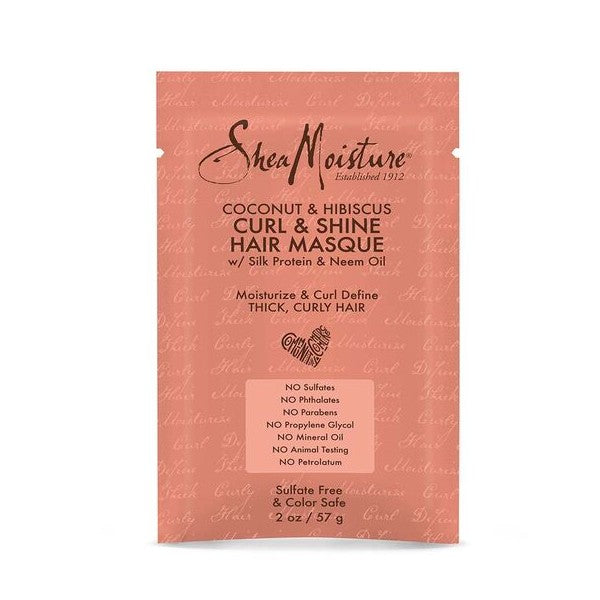 SHEA MOISTURE COCONUT & HIBISCUS - CURL & SHINE MASQUE