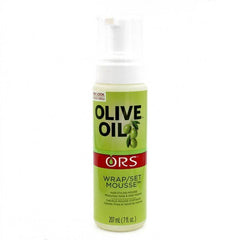 NAMASTE ORS - OLIVE OIL HOLD AND SHINE WRAP SET MOUSSE