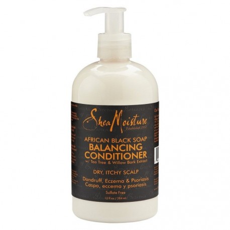 Charger l'image 1 dans la galerie. SHEA MOISTURE AFRICAN BLACK SOAP - BALANCING CONDITIONER