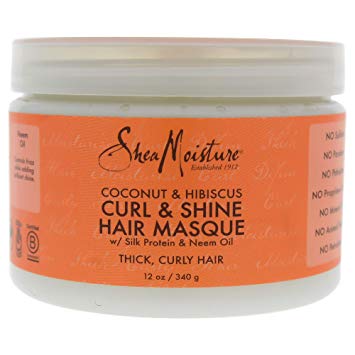 Charger l'image 1 dans la galerie. SHEA MOISTURE COCONUT & HIBISCUS - CURL & SHINE MASQUE