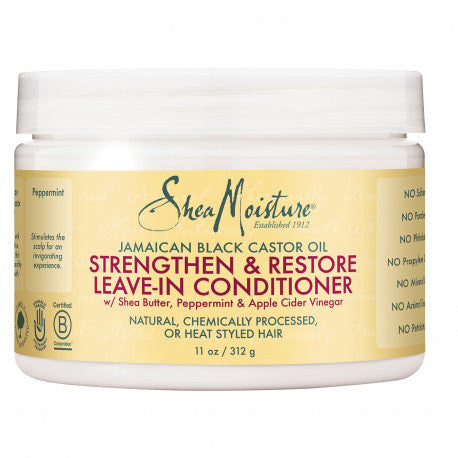 SHEA MOISTURE JAMAICAN BLACK CASTOR OIL - STRENGHTEN & RESTORE LEAVE IN