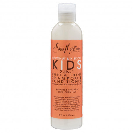 Charger l'image 1 dans la galerie. SHEA MOISTURE KIDS - 2EN1 CURL & SHINE SHAMPOING ET CONDITIONER