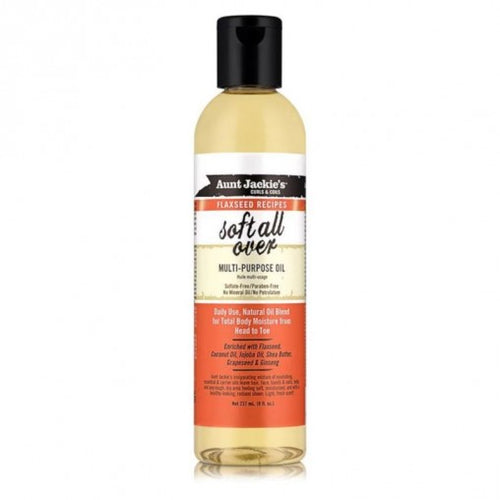 Charger l'image 1 dans la galerie. AUNT JACKIE'S FLAXSEED - SOFT ALL OVER MULTI PURPOSE OIL
